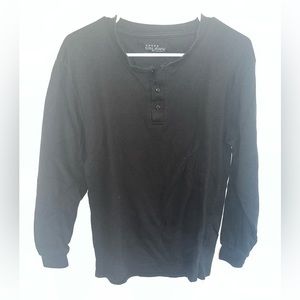 Galaxy by Harvic Long Sleeve Quarter Button
